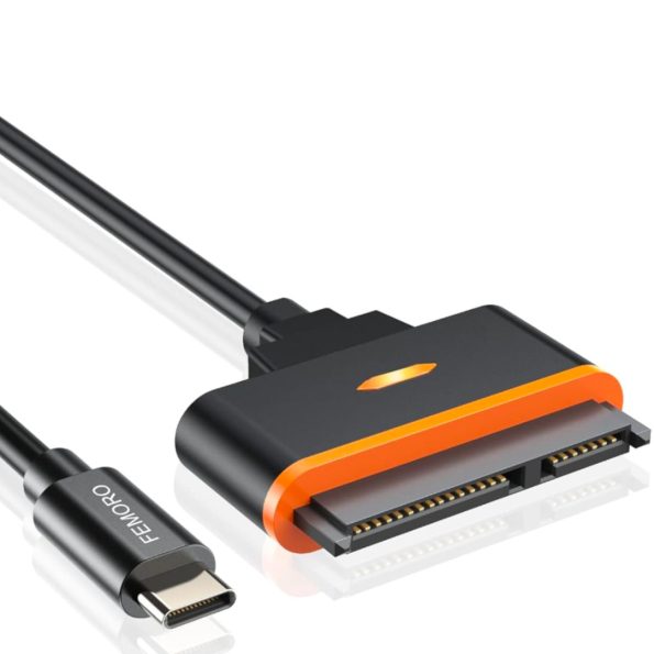 FEMORO 2.5 SATA to USB C External Adapter 2