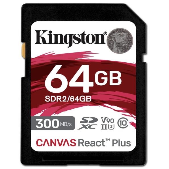 Kingston Canvas React Plus 64GB SD Card