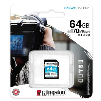 Kingston SDXC Canvas Go Plus Memory Card SDG3 64 GB e1698088822376
