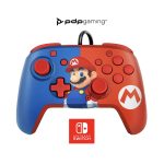 PDP REMATCH Nintendo Switch Pro Controller Red Blue Mario Box