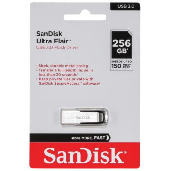 SanDisk Ultra Flair USB 3.0 Flash Drive SDCZ73 0256G G46 256GB