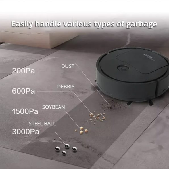 Smart Mini Sweeping Robot Vacuum System 4