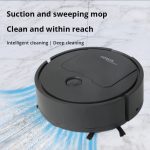 Smart Mini Sweeping Robot Vacuum System Black e1698098678274