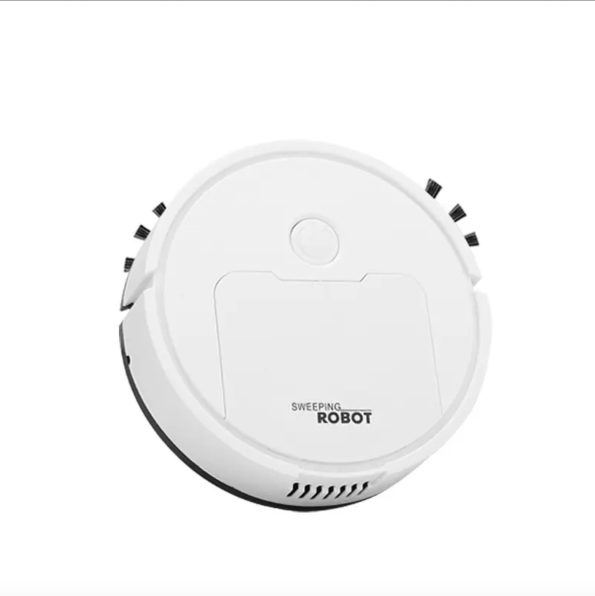 Smart Mini Sweeping Robot Vacuum System White