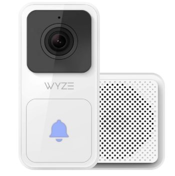 WYZE Video Doorbell with Chime Horizontal Wedge Included