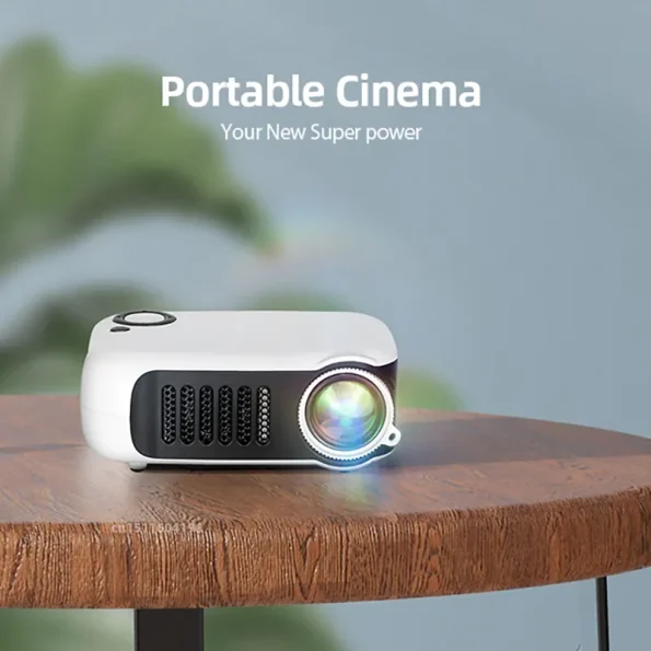 A2000 MINI Projector Home Cinema Theater Portable 3D LED Video Projectors Game Laser Beamer 4K 1080P 6