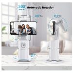 Auto Face Tracking Camera Mount White