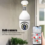 E27 Bulb Surveillance Camera 2.4G Wi Fi 100W