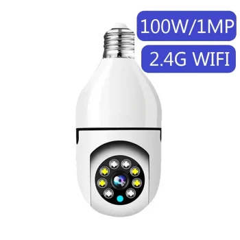 E27 Bulb Surveillance Camera 2.4G Wi Fi 100W