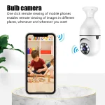 E27 Bulb Surveillance Camera 2.4G Wi Fi 100W