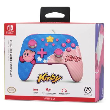 PowerA Enhanced Wired Controller for Nintendo Switch Kirby