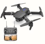 Professional Quadcopter Aerial Drone with Dual HD Cameras Black