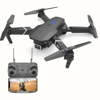 Professional Quadcopter Aerial Drone with Dual HD Cameras Black