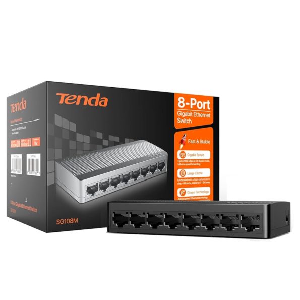 Tenda SG108 8 Port Unmanaged Gigabit Home Ethernet Switch