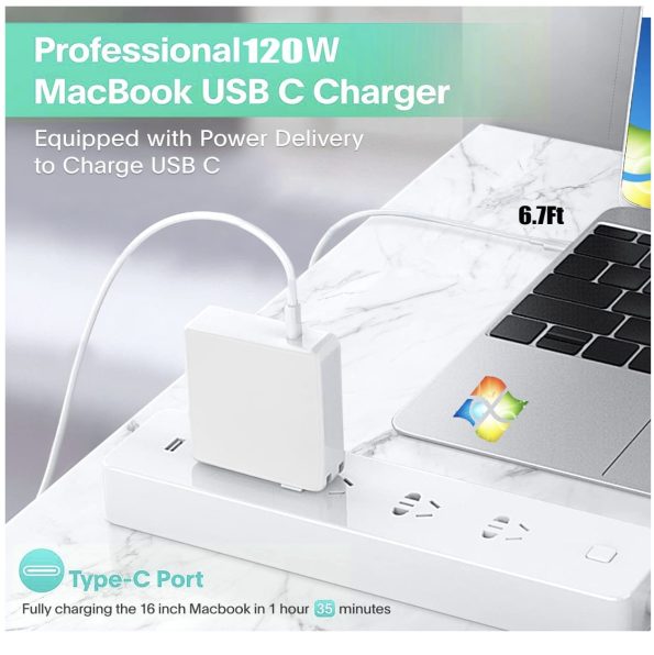 120W USB C Mac Book Pro Fast Charger
