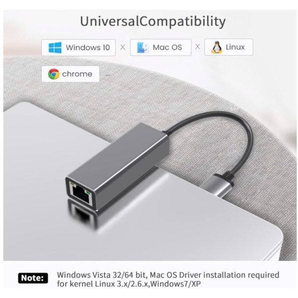 KIHENG USB C to Ethernet Adapter2