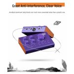 Synido Podcast Equipment Bundle Purple