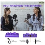 Synido Podcast Equipment Bundle Purple