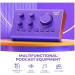 Synido Podcast Equipment Bundle Purple