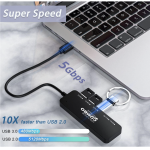 5in1 Thunderbolt Docking Station Card Reader and USB Hub