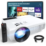 ALVAR 1080P Bluetooth Projector 100inch Screen 9000 Lux