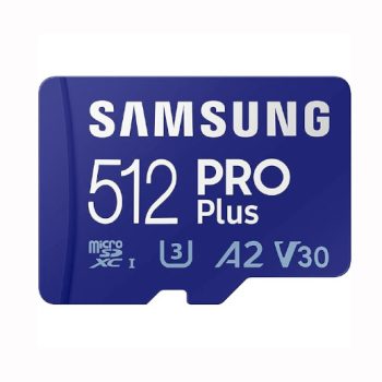 SAMSUNG PRO Plus Adapter microSDXC Up to 160MBs UHS I 4K UHD 512 GB