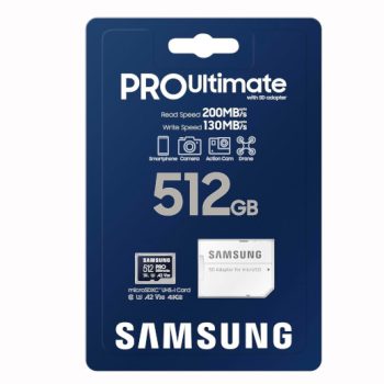 SAMSUNG PRO Ultimate microSD 512GB Class 10 U3 V30