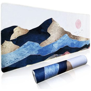 Non Slip Mouse Pad Rivers and Sunrise 31.5 x 11.8in