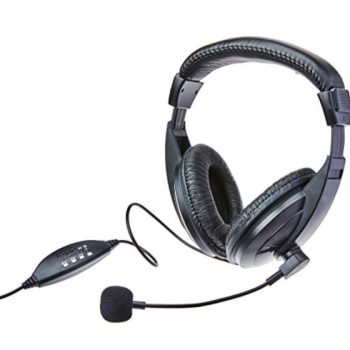 PH245 Noise Cancelling Wired USB Headset with Volume Control
