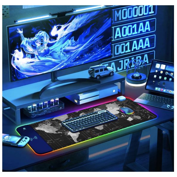 ToLuLu RGB Gaming Wireless Charging Mouse Pad XL 3