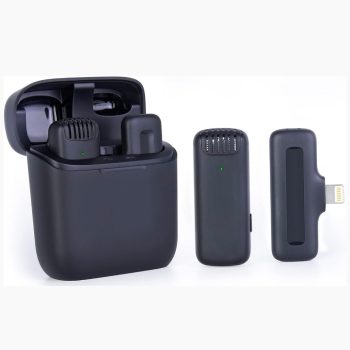 Wireless Lavalier Microphone with Charging Case Single Mic