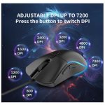 RaceGT D16 Wired RGB Gaming Mouse Black