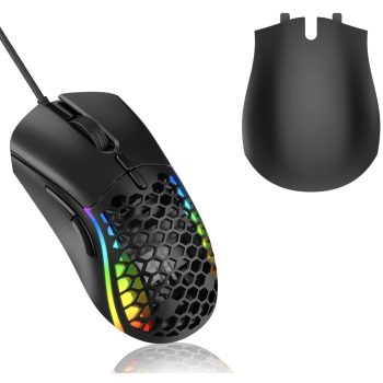 RaceGT D16 Wired RGB Gaming Mouse Black