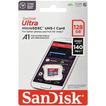 Sandisk Ultra Micro SDXC Card 128GB UHS I Class10