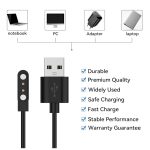 Smart Watch USB Magnetic Charging Cable 2.5 Feet