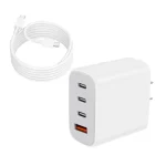 40W USB C-A 4-Port Fast Charging Block – White