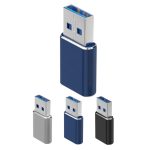 Fast Transfer and Charge and Type C to USB 3.1 OTG Adapter