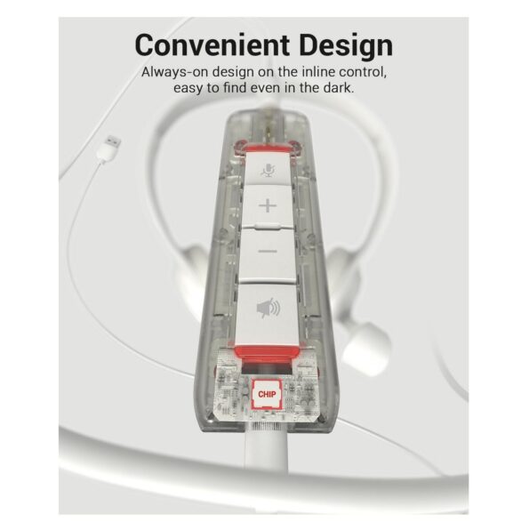 NUBWO HW03 USB Computer Headset - White 3