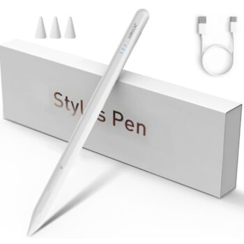 Replacement Apple Stylus Pen with 3 Nibs - White