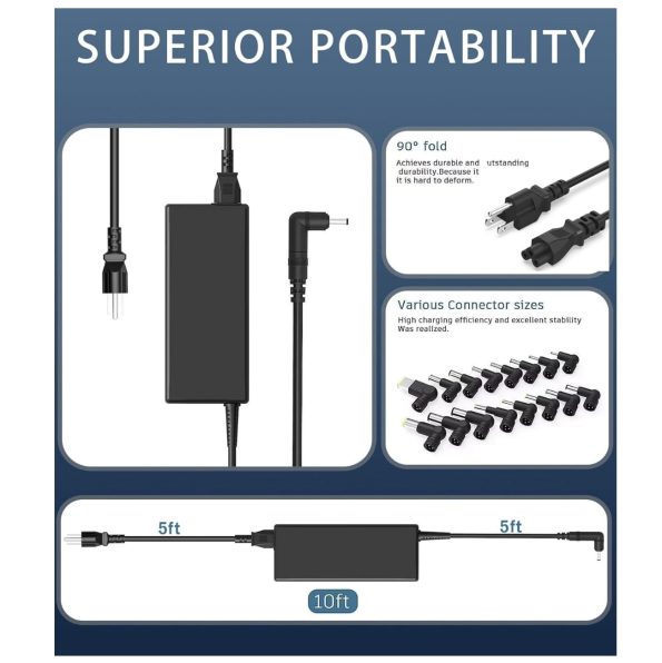 90W - Universal Replacement AC Laptop Power Adapter 2