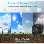 Cat6a 10G 550MHZ Slim Ethernet Cable – Black