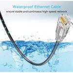 Cat6a 10G 550MHZ Slim Ethernet Cable – Black