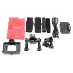 VEMONT Full HD 2.0 Inch Action Camera – 1080P 12MP 30m:98ft Underwater Waterproof with Mounting Accessories Kit – Black