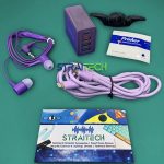 40W 4-Port Universal Fast Charging Bundle – Purple