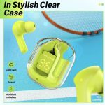 Air31TWS True Wireless Bluetooth 5.0 Earbuds with Noise Reduction – LED Display Case – Light Blue