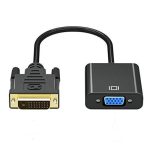 DVI-D Male 24+1 PIN to VGA Female 15 PIN Adapter