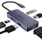 Otaitek 6 in 1 USB C Hub with 4K HDMI, Multi USB 3.0 USB-A Ports