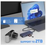 Otaitek 6 in 1 USB C Hub with 4K HDMI, Multi USB 3.0 USB-A Ports