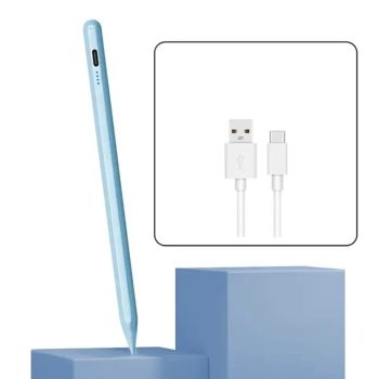 Replacement Apple Stylus Pen | Palm Rejection & Tilting - 2 Nibs - Blue