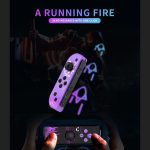 Replacement L+R Joycon Controllers for Nintendo Switch – Wireless with Turbo Wake Up Function – Red Blue